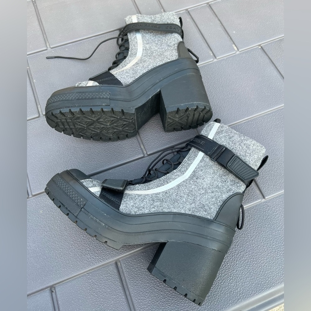 Converse Chuck Taylor All Star GR 82 XX High ‘Black Silver’ Boots. - Picture 7 of 14
